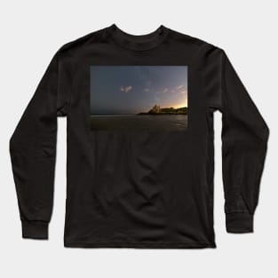 Good Harbor Beach Under the Stars and Milky Way Long Sleeve T-Shirt